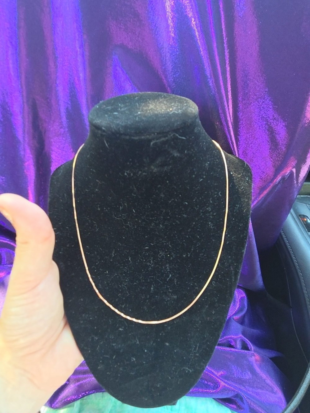 Elegant Rose Gold Women's Chain Necklace
